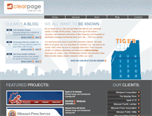 Tablet Screenshot of clearpage.com